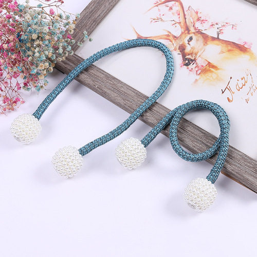 Manufacturer supplies curtain buckles, thick rope pearl magnetic buckles, curtain strap magnets, rope curtain magnetic buckles