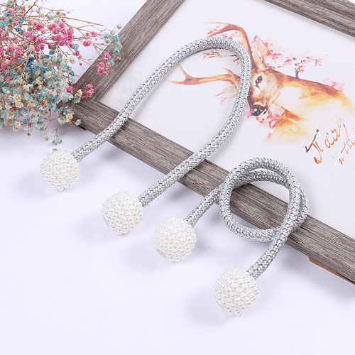 Manufacturer supplies curtain buckles, thick rope pearl magnetic buckles, curtain strap magnets, rope curtain magnetic buckles
