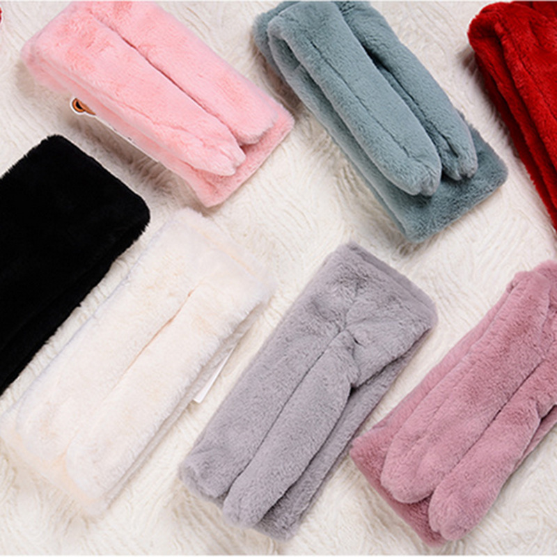 350g兔毛绒面料 短毛绒布料 秋冬保暖手套围脖玩具围巾绒布厂家现