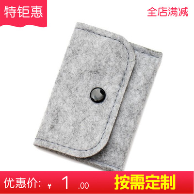 Felt Wallet Felt bag felt coin purse felt Card package