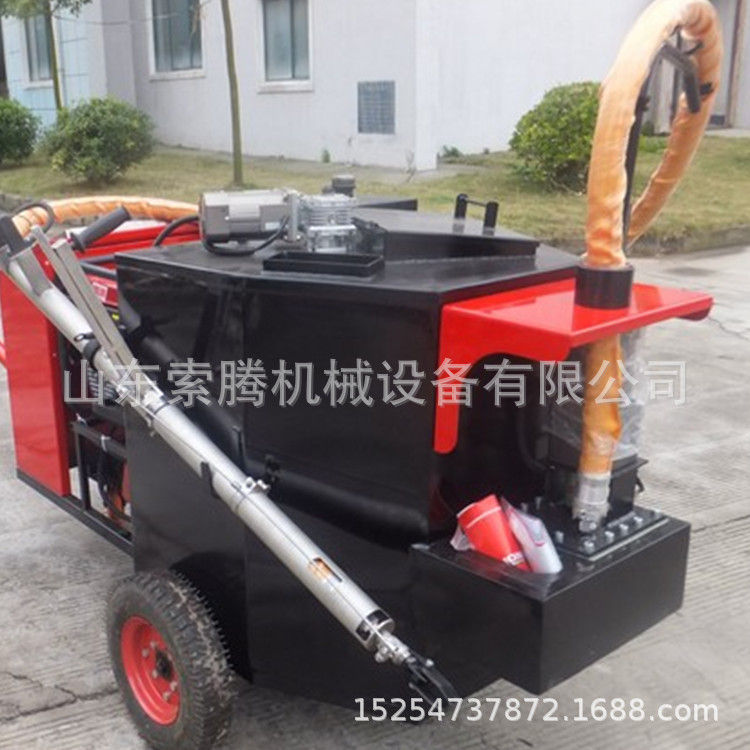 小型沥青填缝机械 马路填裂缝补缝机 凹坑洼路面道路修补厂家