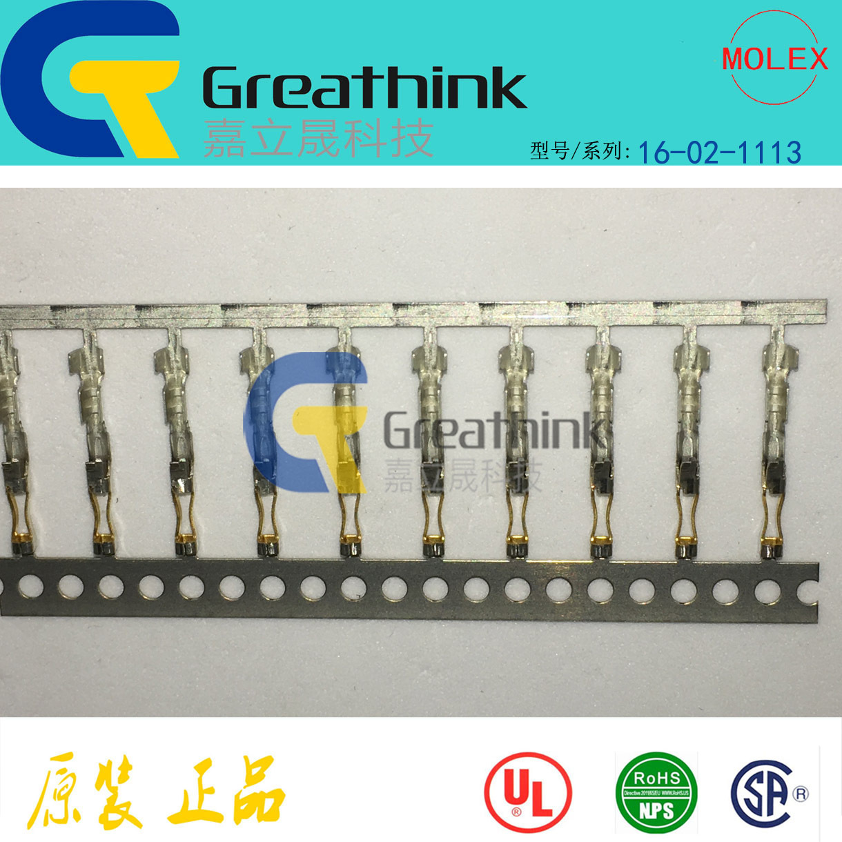 16-02-1113 16021113 1602-1113 71851-0008 MOLEX原装现货24-30