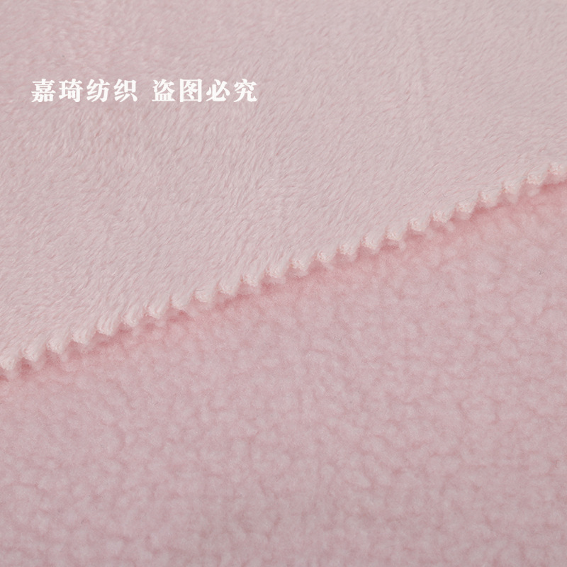 厂家超柔羊羔绒复合布料服装家纺涤纶印花短毛仿羊羔绒复合面料