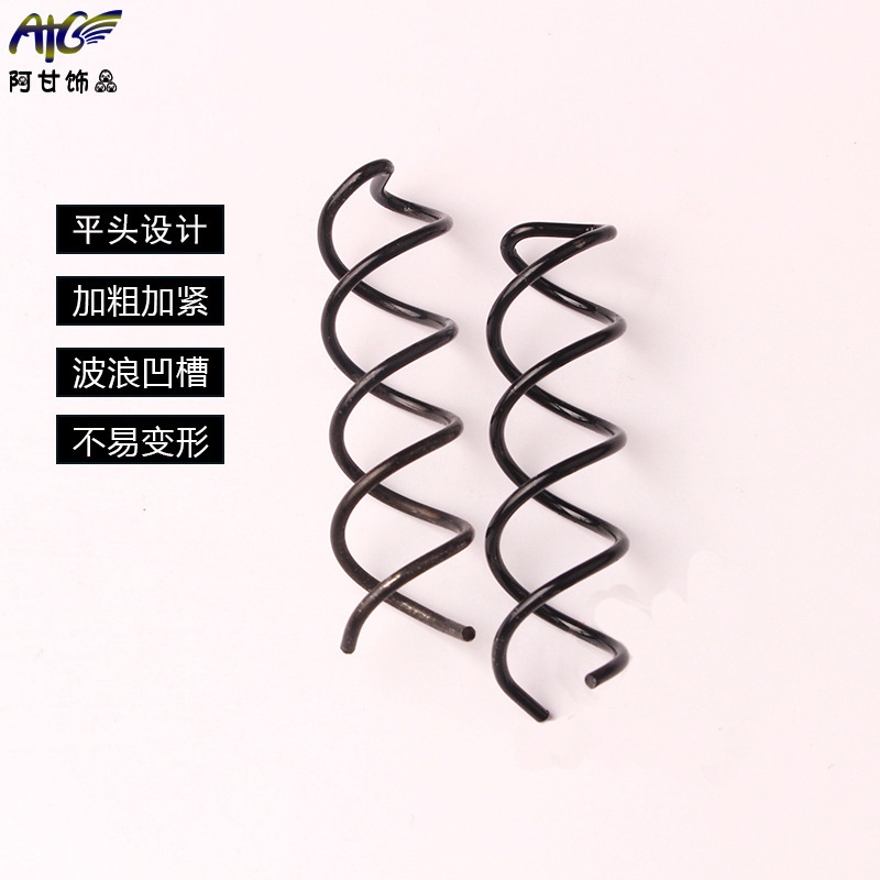 韩国简约螺旋夹丸子头造型发夹盘发器发饰丸子工具卡子饰品头饰女