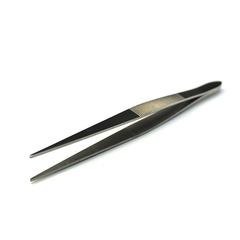 Cross-border 4-piece stainless steel tweezers set Elbow electronic cleaning clamping tweezers DIY repair tools