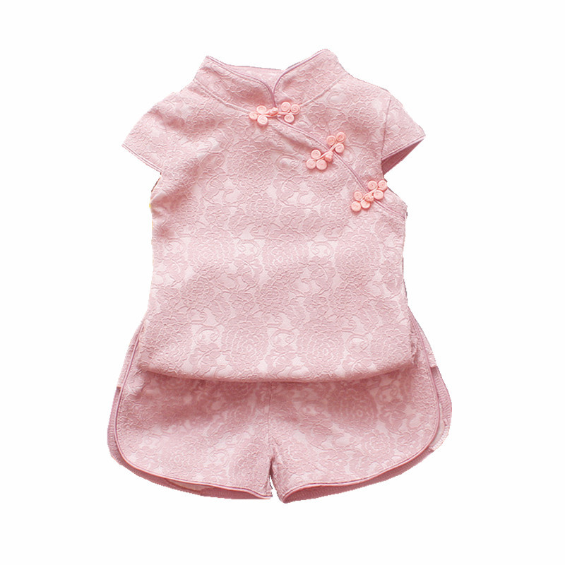 Cheongsam para niños, verano, estilo occidental, niña de 0 a 4 años, traje mejorado, traje Tang de estilo chino, una pieza