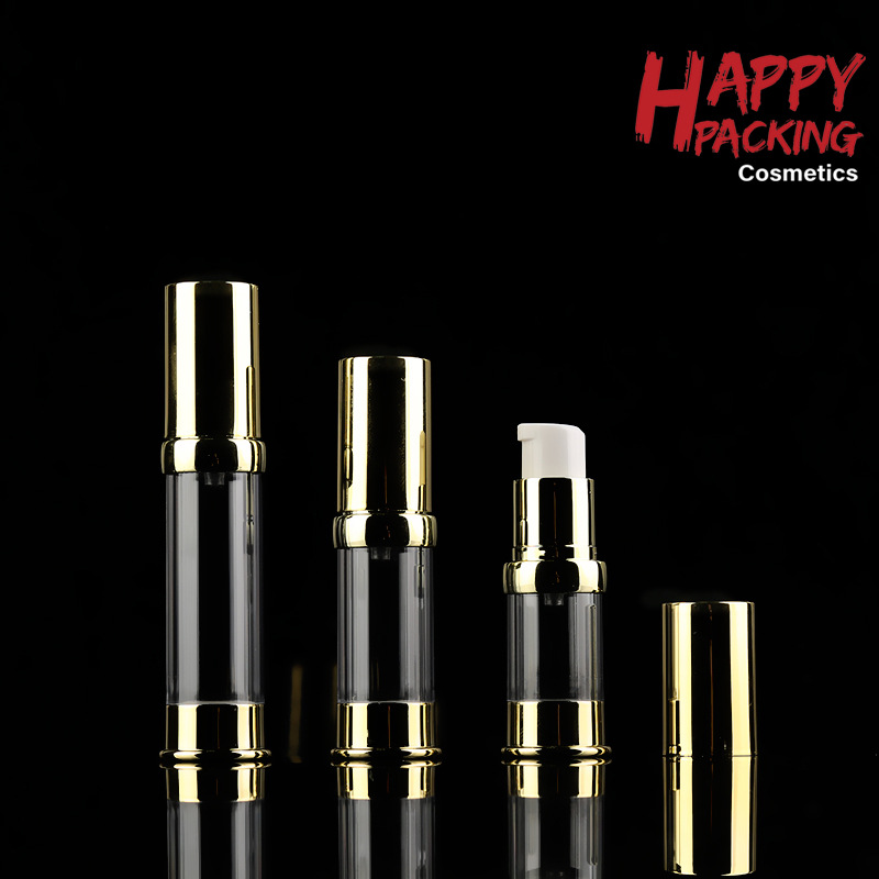 日用品包装15ML/20ML/30ML乳液瓶 UV亮金真空瓶 粉底液空瓶套装
