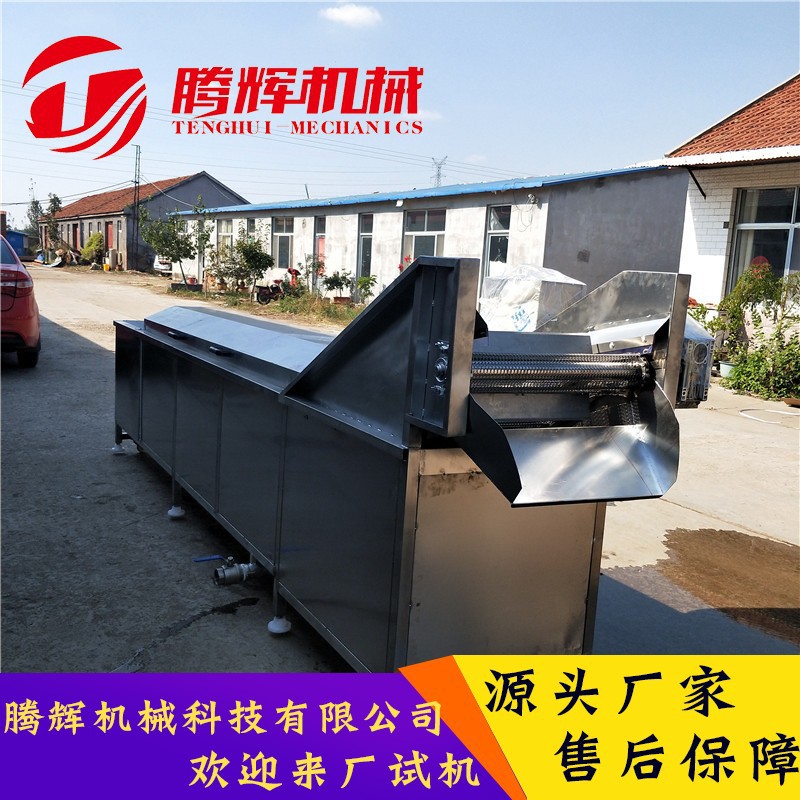 鹌鹑蛋卤制流水线 鹌鹑蛋漂烫蒸煮机 腾辉机械生产销售