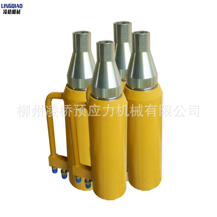 25T前卡式预应力千斤顶 张拉液压千斤顶 单根张拉前卡式千斤顶