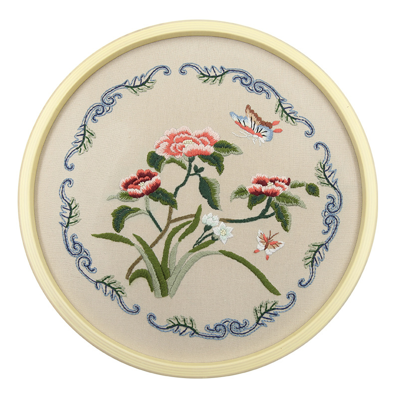 Bordado de dedo DIY paquete de material Lu Bordado mujeres embarazadas bordado colgando pintura punto de cruz Diamante pintura paquete de material de pintura