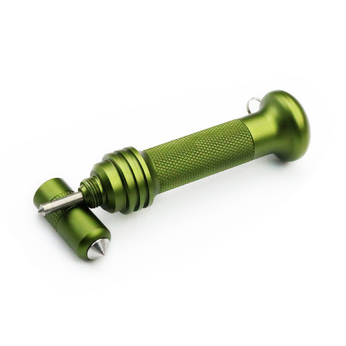 Portable car window breaker wholesale outdoor tungsten steel striker multi-function car carry-on escape safety hammer push type
