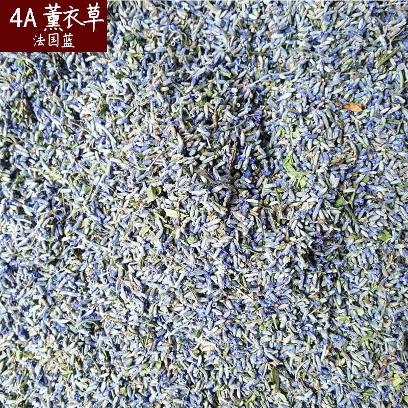 新疆伊犁产当年新花英国蓝 薰衣草干花原料批发花茶香薰填充干