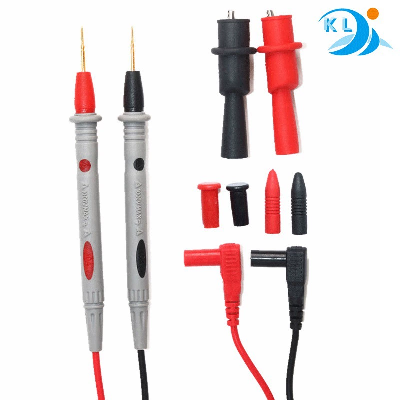 Универсальный мультиметр Pin Stick Pin Test Line Специальная остроконечная тонкая игла с зажимом типа «крокодил» 10A Силиконовая линия ручки