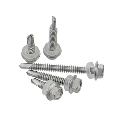 410 stainless steel external hexagon drill tail screws ST4.2-ST6.3 self-tapping self-drilling color steel tile dovetail screws