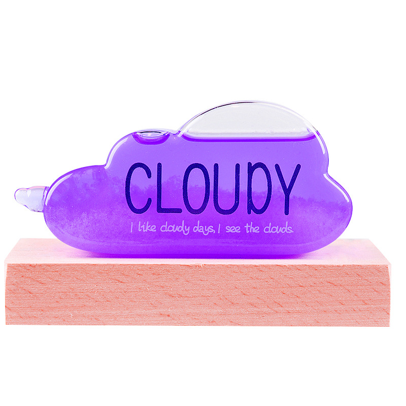 Pronóstico del tiempo botella tormenta nube tiempo botella creativo regalo de cumpleaños en línea celebridad ins Reunión Anual regalo