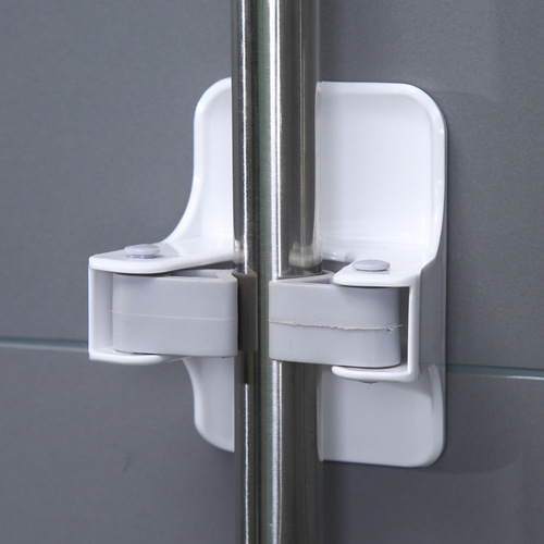 Adhesive Mop Holder Bathroom No Marking No Hole Mop Holder Bathroom Wall Mounted Mop Holder 