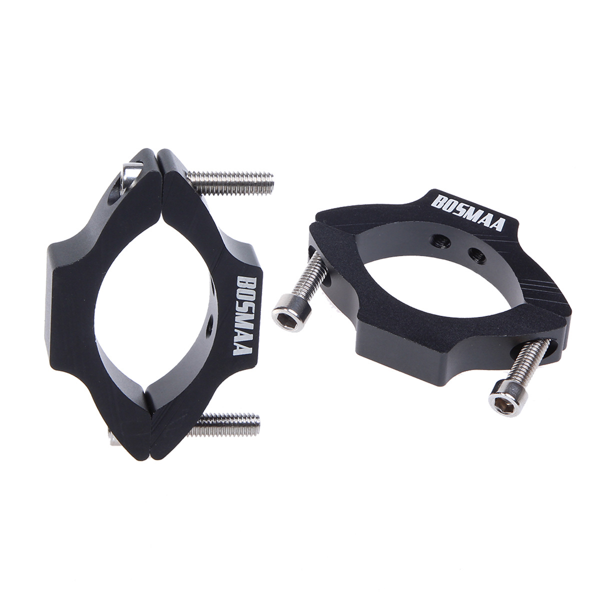 Motocicleta led proyector abrazadera de tubo soporte parachoques vehículo eléctrico aleación Aluminio universal del coche ajustable