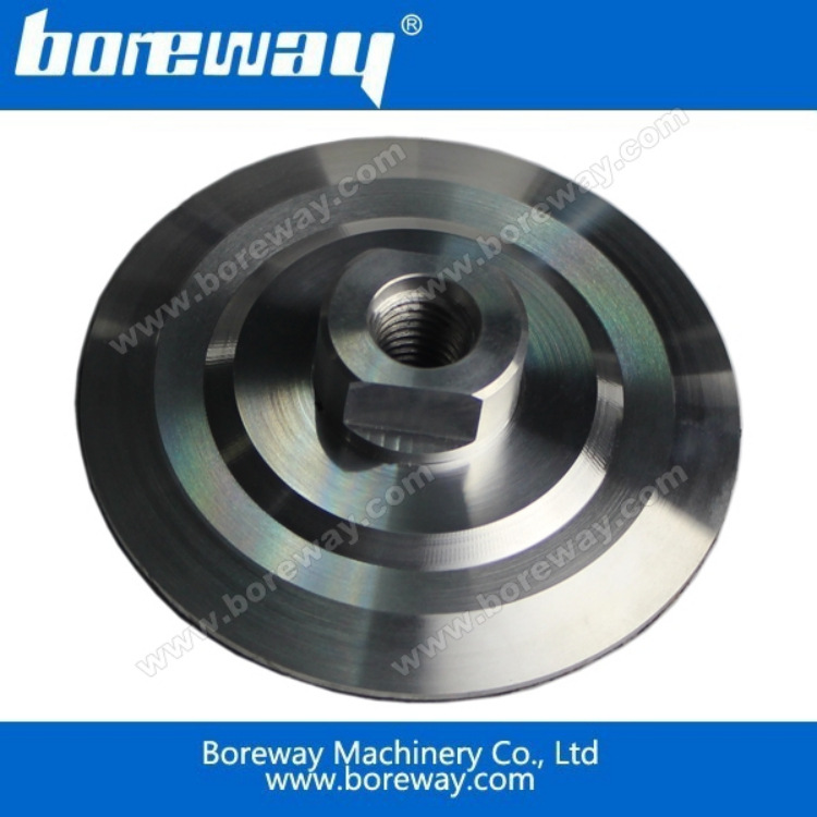 石材抛光片接头 100mm铝质磨片接头 石材水磨机接头  角磨机接头