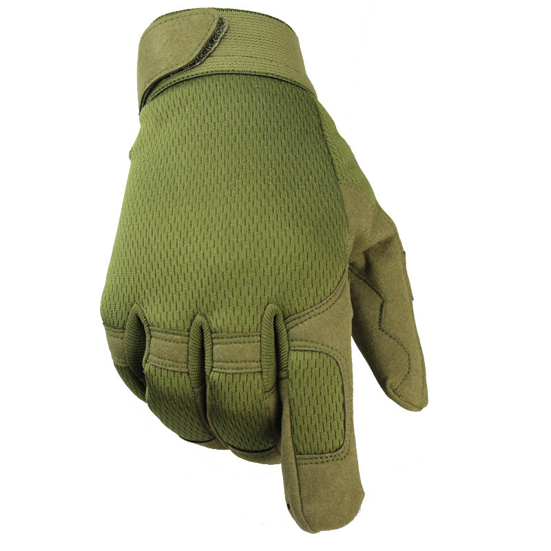 Cross-Border dedo completo deportes al aire libre montañismo nylon camuflaje transpirable guantes de montar guantes de moto guantes tácticos de los hombres