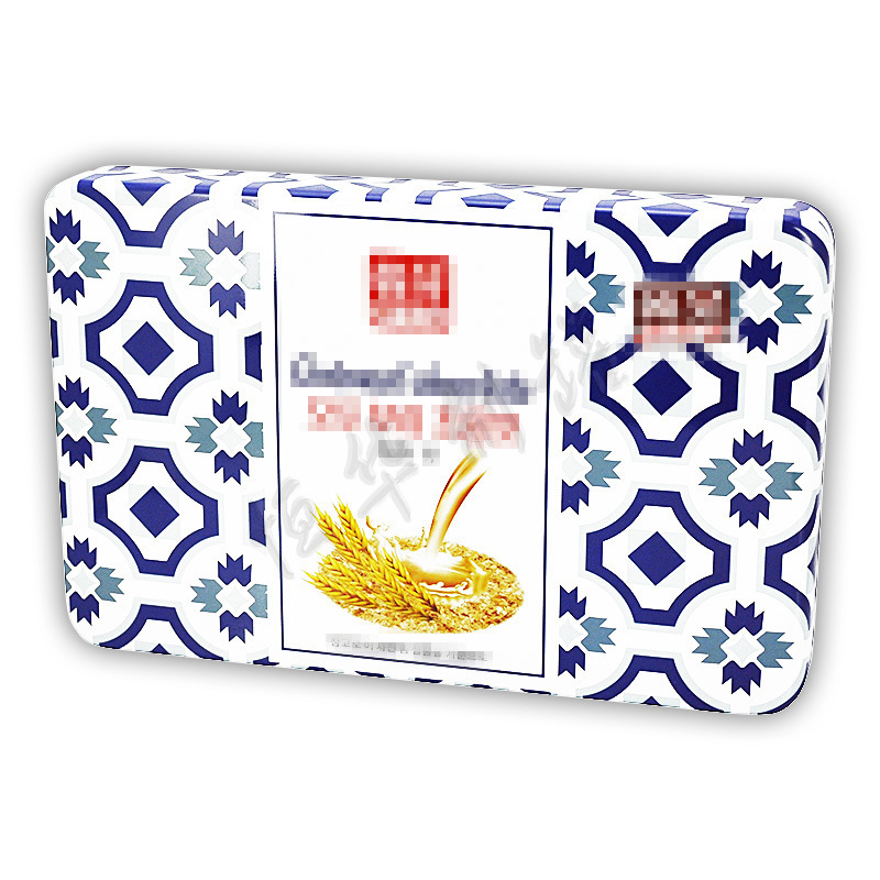 马口铁生产厂家定zhi燕麦大长方食品饼大铁盒礼服盒饼干盒
