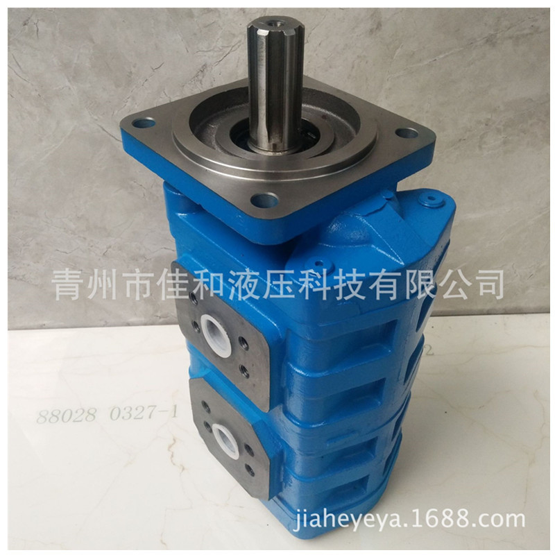 临工855转向泵 供应 HGP2063/a2040B 双联齿轮油泵厂家