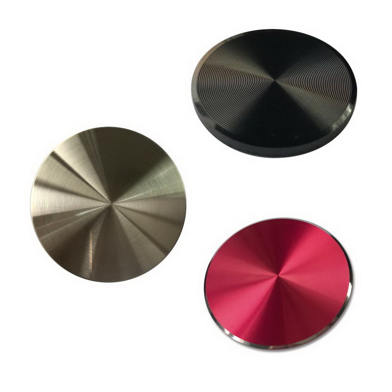 供应五金装饰件金属装饰圈氧化CD纹标牌铭牌交期快现成模免模具费