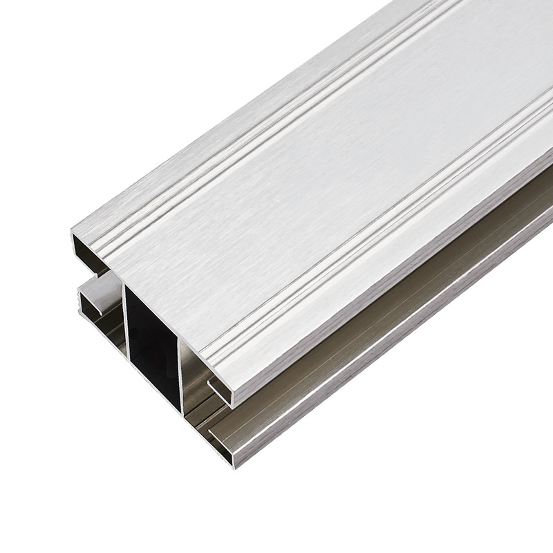 Bathroom partition aluminum toilet aluminum alloy skirting toilet skirting 7 cm steel color support feet