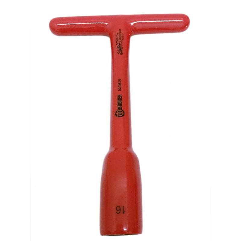 Инструмент Booher Baohe погружного типа VDE с изоляцией Т-образный торцевой ключ с изоляцией для инструмента 0228808