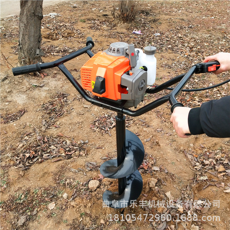 小树苗植树地钻挖树坑机 大型植树造林挖坑机