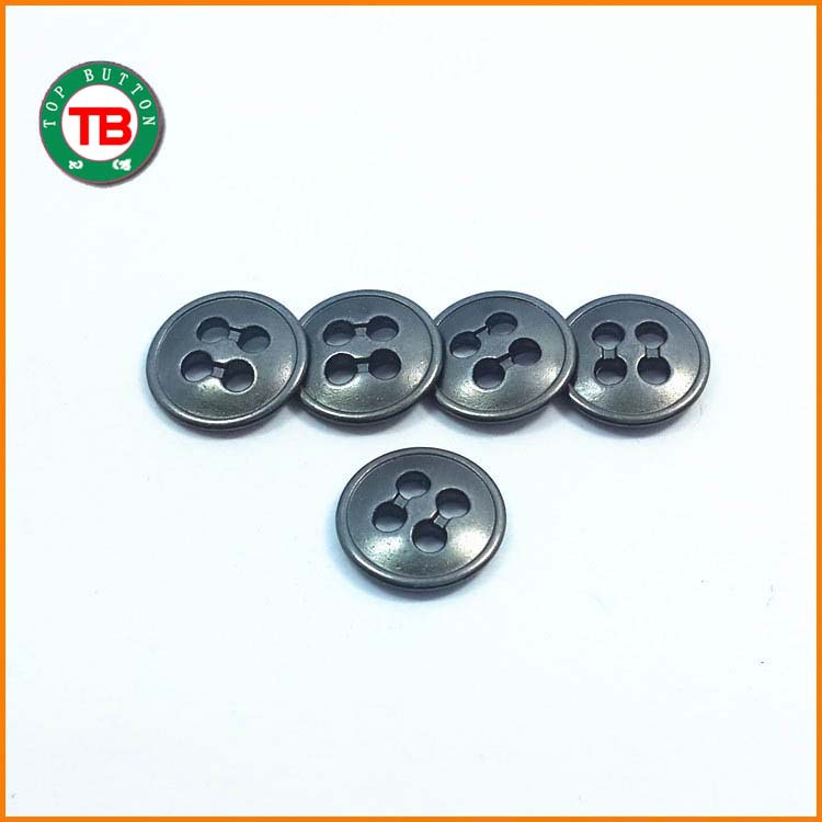 锌合金钉线钮厂家直供手缝扣11MM四眼环保出口欧美钉线扣