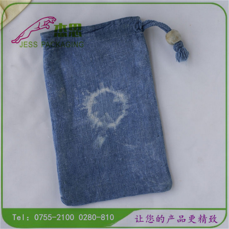 设计2025新款牛仔布卡通宠物玩具收纳包美容化妆品束口袋量大从优