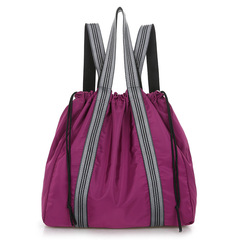 2023 New Water-Repellent Shoulder Bag Women's Large Capacity Drawstring Lightweight Gym Bag Women's Multi-Purpose Casual Backpack