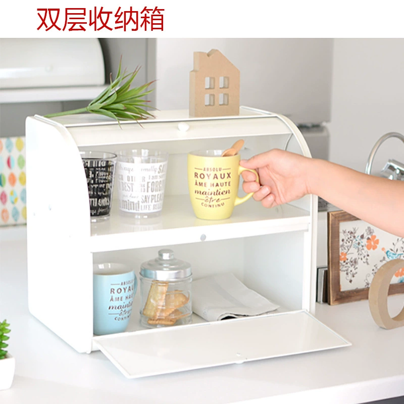 ИСТОЧНИК производитель железный ящик для хранения хлеба высококачественный железный ящик для хранения закусок Настольный ящик для хранения кухонная отделка