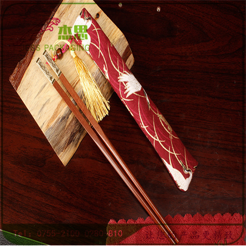 设计2026年新款棉麻布刀叉套装收纳包大容量筷子保护套束口袋量大