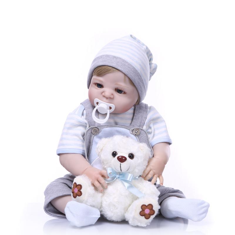 NPK serie de muñecas de juguete de goma de imitación de bebés populares en Europa y América para niños regalos de Año Nuevo