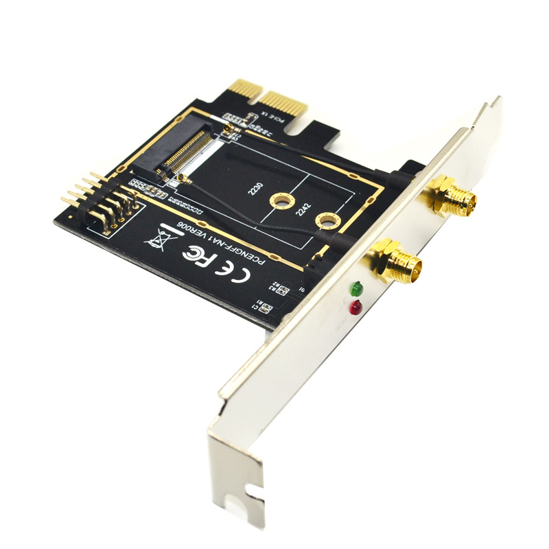 PCI-EתNGFF M.2 WIFI����ģ��ת��KEY-E WIFI������������ת�ӿ�