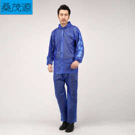 严选批发成人海胶雨衣雨裤分体单人摩托车骑行劳保牛筋套装厂家