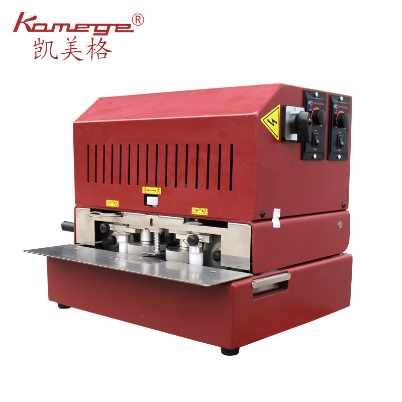 厂家直销 调速卧式平面表带 肩带 皮带双边自动油边机 皮革着色机