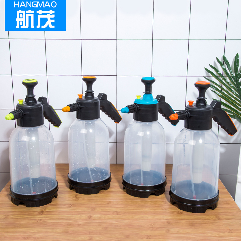 2L小型喷壶洒水壶气压式浇花喷壶压力壶家用园艺养花工具喷雾器具