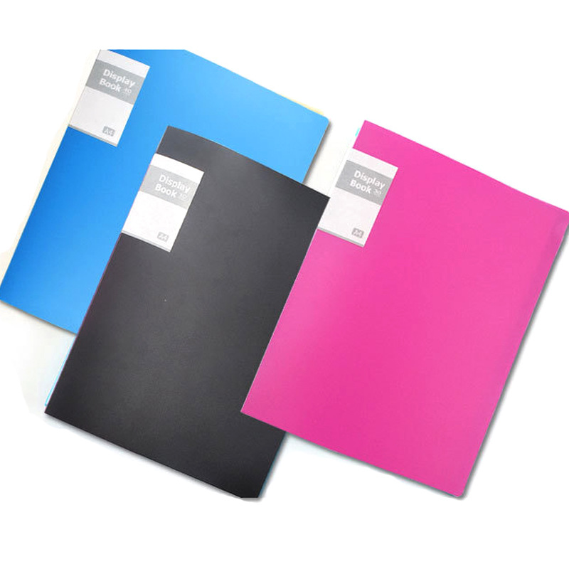 Libro de datos de múltiples capas A4 Carpeta de inserción transparente de gran capacidad bolsa de datos de hojas sueltas engrosada Carpeta de archivo de papel de prueba del estudiante