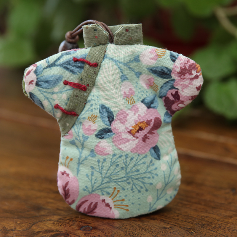 Bordado hecho a mano DIY bolsa de tela bolsa de material bolsa de patchwork cheongsam de producción creativa de suministro transfronterizo