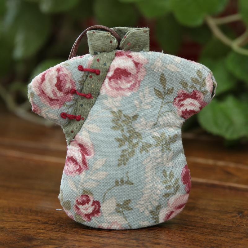 Bordado hecho a mano DIY bolsa de tela bolsa de material bolsa de patchwork cheongsam de producción creativa de suministro transfronterizo