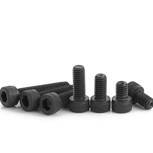 12.9 High Strength Cup Head Hexagon Bolts Fine Thread Screws M8|M10|M14 Full Thread Cylindrical Head Bolts Screws