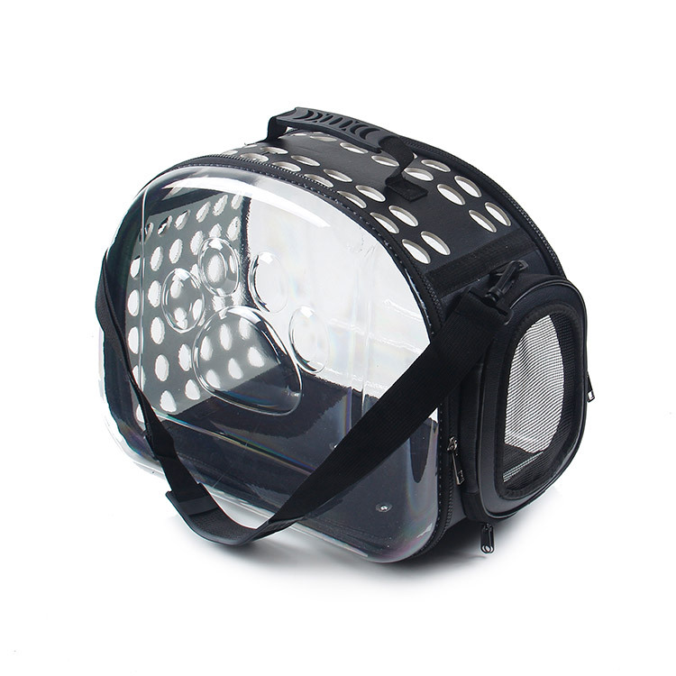 Directo de fábrica Para Mascotas bolsa de bolsa portátil al aire libre transparente bolsa de jaula de perro transpirable gato mochila gato suministros