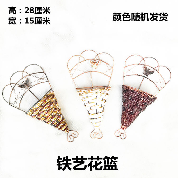 Violeta artificial colgante de pared flor Vine boda casa balcón decoración de interiores flor falsa violeta tela de seda lámpara de calle Flor falsa