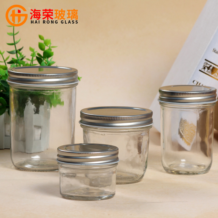 燕窝花胶分装瓶牛奶冻耐高温100ml鱼胶家用果酱瓶玻璃密封罐带盖