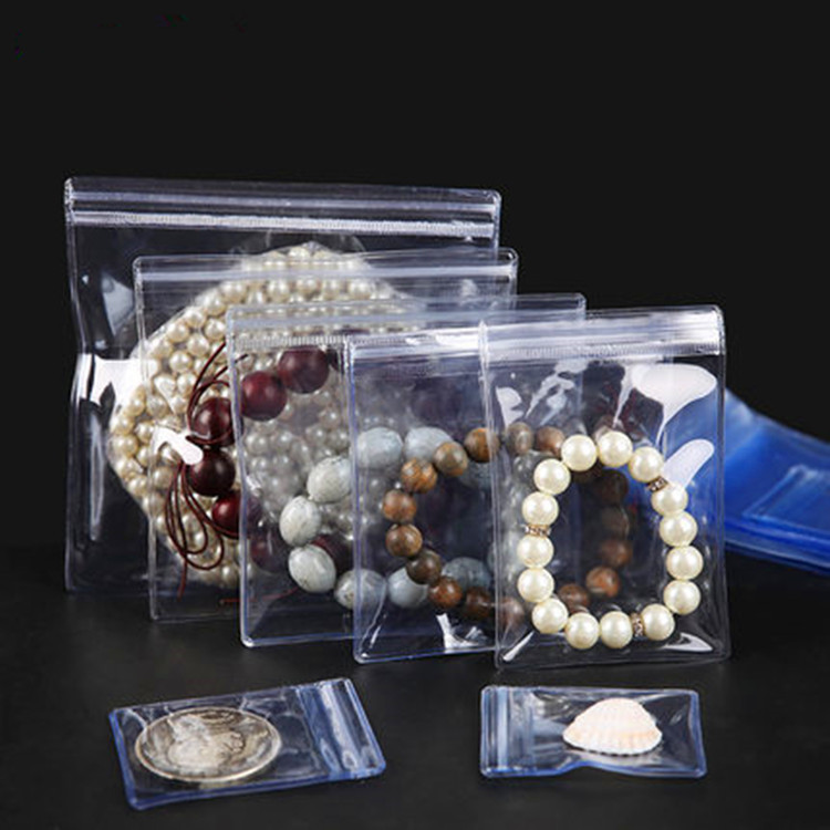 PVC自封袋透明软胶13x13加厚塑料袋戒子防氧化袋防变色首饰饰品袋