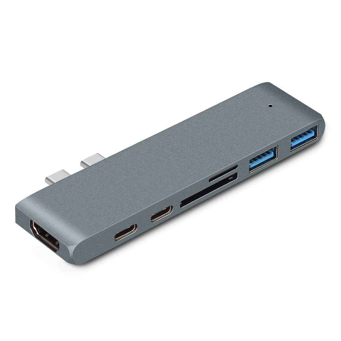 Type-C Qihe Двухразъемный USB-хаб 3.0 SEV многофункциональный удлинитель расширение MAC