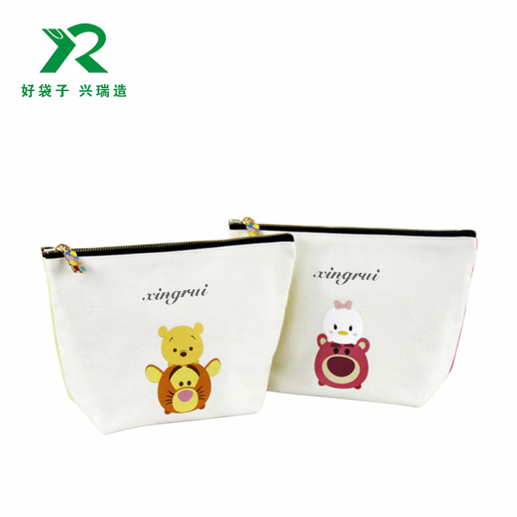 时尚精品全棉收纳袋通用加厚型收纳饰品化妆包袋pu防水收纳袋厂家