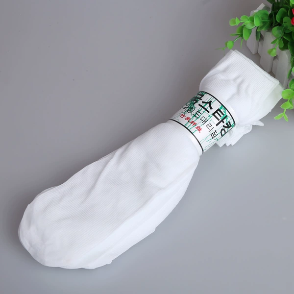 Polyester men's white (10 pairs)